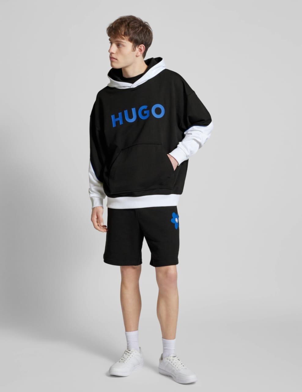 2Hugo Boss Hoodies white and black line blue =1499
