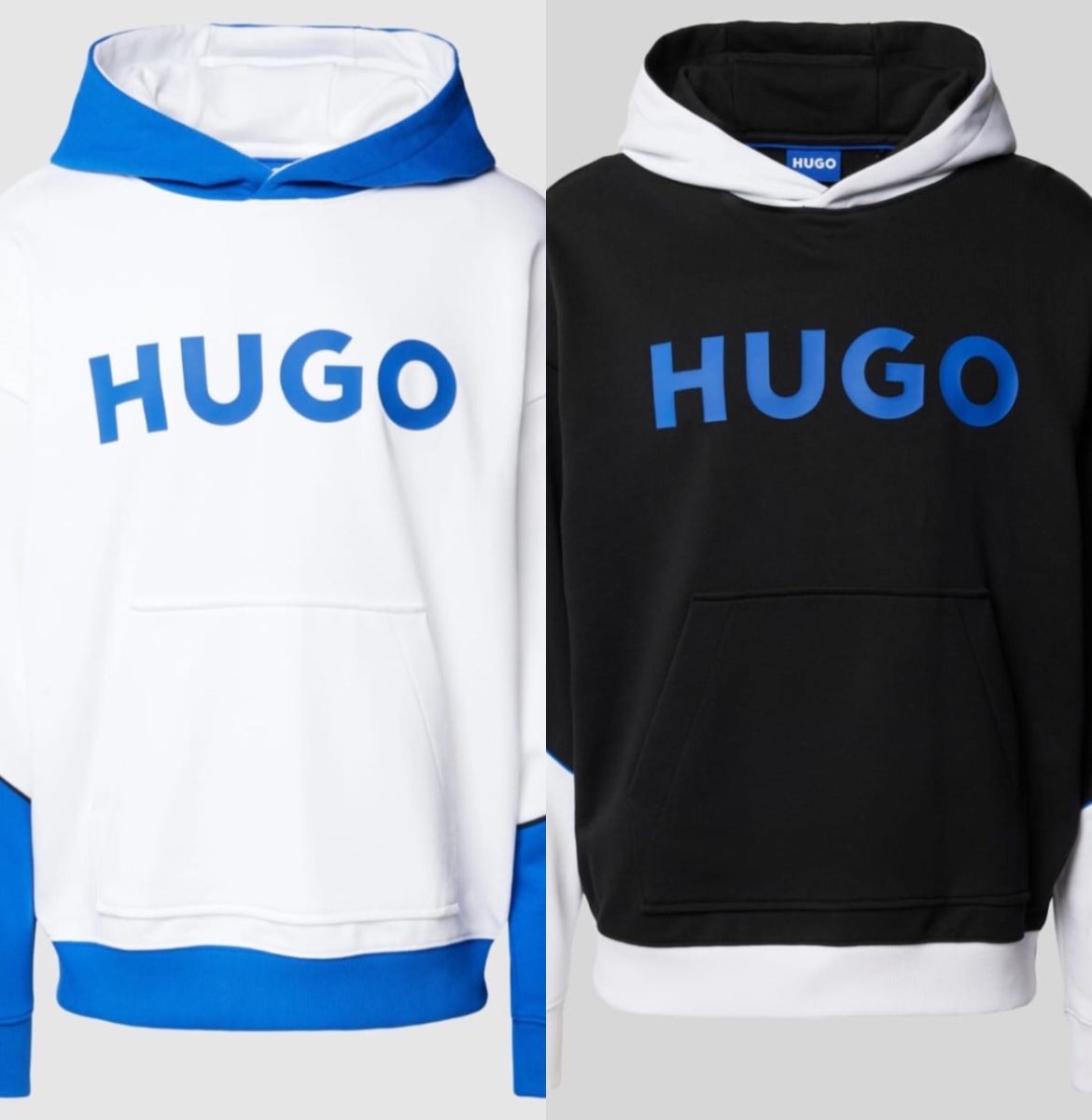 2Hugo Boss Hoodies white and black line blue =1499