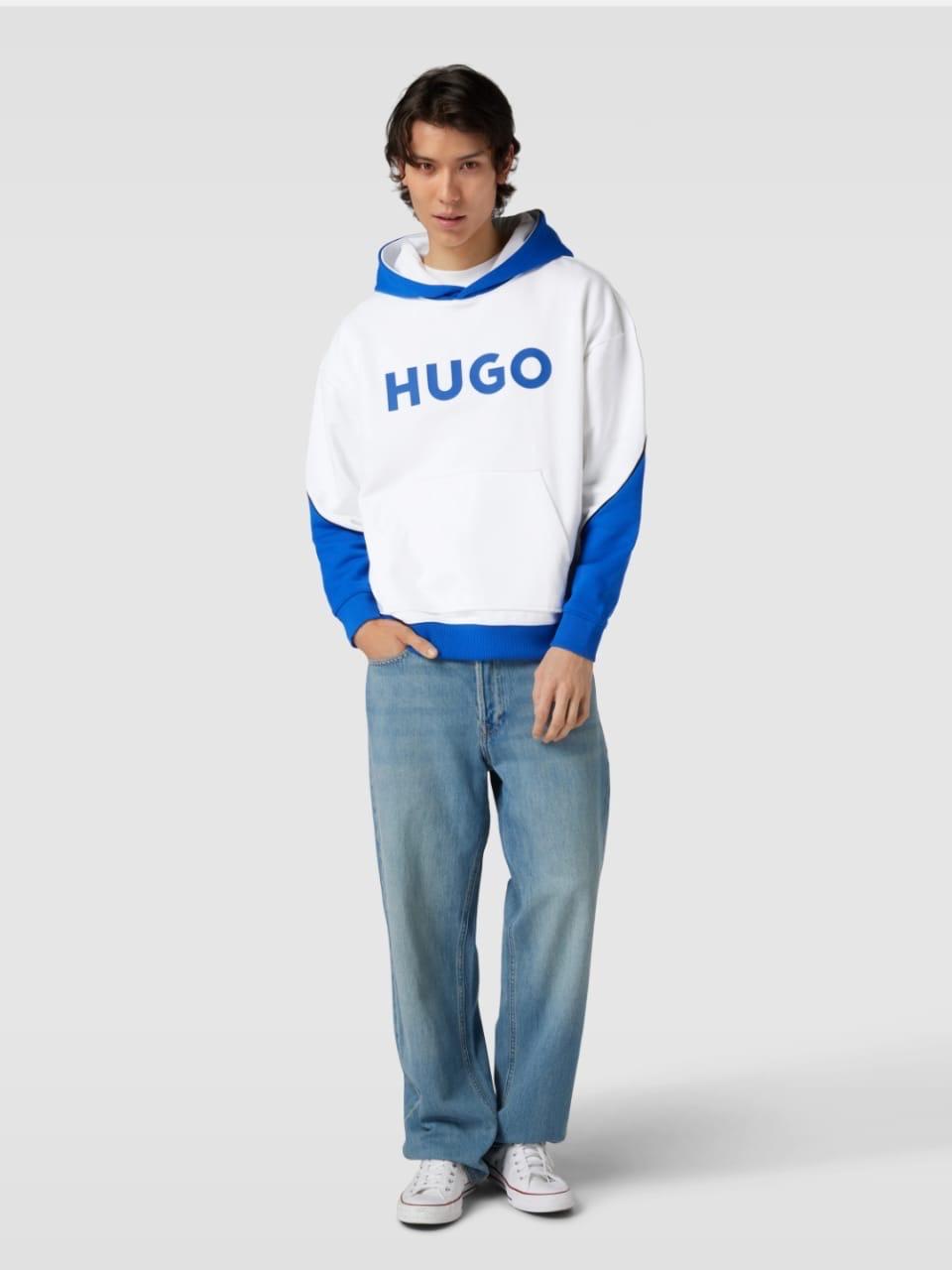 2Hugo Boss Hoodies white and black line blue =1499