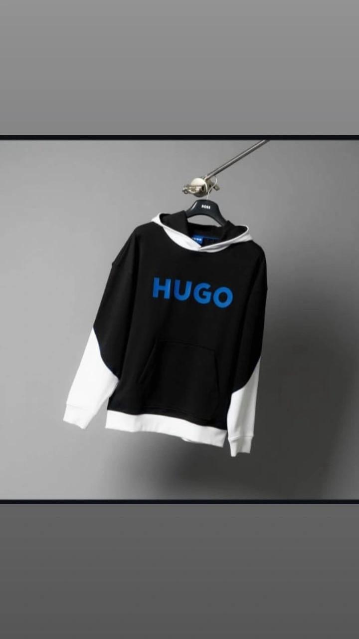 2Hugo Boss Hoodies white and black line blue =1499